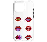 Gloss à lèvres esthétique Red Lips Summer Vibes Teinté Lip Love Coque pour iPhone 16 Pro
