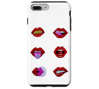Gloss à lèvres esthétique Red Lips Summer Vibes Teinté Lip Love Coque pour iPhone 7 Plus/8 Plus