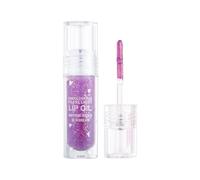 Gloss à lèvres Ice Clear avec paillettes, hydratant nacré, hydratant, nourrissant, à base de changement de température, 2,5 ml, noir (violet, taille unique)