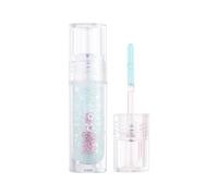 Gloss à lèvres Ice Clear avec paillettes, hydratant nacré, hydratant, nourrissant, à base de changement de température, 2,5 ml, noir (A, taille unique)
