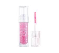 Gloss à lèvres Ice Clear avec paillettes - Pearlescent hydratant - Nourishing Lip Dye - Base Change de température - 2,5 ml - Noir (rose, taille unique)