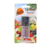 Gloss à lèvres Malibu SPF 30 à saveur de noix de coco et de fraise, 2 pièces