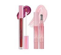 Gloss à Lèvres Pailleté Rouge À Lèvres Hydratant Longue Tenue Non Collant