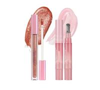 Gloss À Lèvres Pailleté Rouge À Lèvres Longue Tenue Hydratant Non Collant