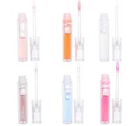 Gloss à Lèvres Pailleté Transparent, Lot de 6 Set de Set de Pièces
