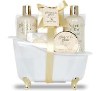 GLOSS ! Coffret Bain Baignoire - Coffret Cadeau Noël - Coffret Beauté Femme - Idée Cadeau Anniversaire, Maitresse, Saint Valentin - Bien-Être & Relaxation - VANILLE & TILLEUL
