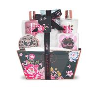 GLOSS ! Coffret Bain Belle & Whistle - Coffret Beauté & Soin du Corps - Collection Florale - Coffret Cadeau Original pour Femme, Anniversaire, Noël, Maîtresse - BOX