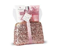 GLOSS ! Coffret Bain ROSE - Produits Bien-Être - Coffret Cadeau Originale pour Femme, Anniversaire, Fête des Mères, Noël, Saint-Valentin - TROUSSE