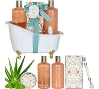 GLOSS ! Coffret Bain - Soin & Relaxation - Parfum Aloe Vera & Peppermint - Idée Cadeau Fraîche - Aloe Vera & Peppermint