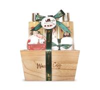 GLOSS ! Coffret Bain WARM & COSY - Coffret Beauté Femme - Coffret Cadeau Noël - Panier de Beauté, Soin & Bien-Être - Cadeau Original pour Femme, Anniversaire, Fête des Mères - BOIS