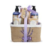 GLOSS! | Coffret Cadeau pour Femme | Produits de Bain | Parfum Lavande | Panier de Beauté, Soin et Bien-être | Idée de Cadeau Original pour Femme, Anniversaire, Fête des Mères|Cadeaux Noël