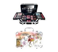 GLOSS ! Malette Maquillage - Coffret Maquillage Femme - Coffret Cadeau Noël - Idée Cadeau Anniversaire, Maitresse, Saint Valentin, Fête des Mères - Coffret Beauté - PARIS