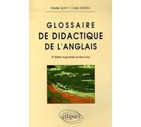 Glossaire de didactique de l'anglais