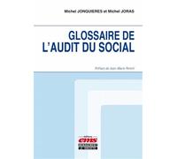 Glossaire de l'audit du social - Michel Joras - Ems Management Et Societes - broché - Etude