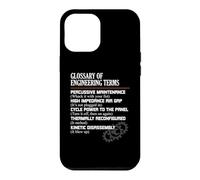 Glossaire des Termes d'ingénierie : définitions Amusantes d'ingénieur Coque pour iPhone 12 Pro Max