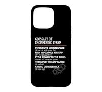 Glossaire des Termes d'ingénierie : définitions Amusantes d'ingénieur Coque pour iPhone 15 Pro Max