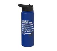 Glossaire des termes d'ingénierie : définitions amusantes d'ingénieur Stainless Steel Insulated Water Bottle