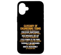 Glossaire des Termes d'ingénierie - Sciences de l'ingénieur mécanique Coque pour iPhone 16 Plus