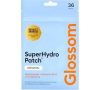 Glossom SuperHydro Patch - Patch Bouton Anti-Imperfections Invisible - Skincare Anti-Acné - Correcteur Boutons et Acné - Résultats Rapides - Hydrocolloïde à l’Acide Salicylique Pimple Patches x36