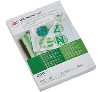 Glossy Laminating Pouches A4 2 x 125 Microns,Pack of 100,Clear
