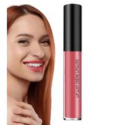 Glossy Lip Gloss, Long Lasting Shine, Glitter Moisturizing Stick, Lightweight Hydrating Formula, Plumper Lip Effect, Ideal for Women Daily Parties Commute Use, 6ml