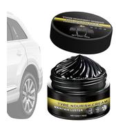 Glossy Tire, Quick Wheel Restoration Cream, Refurbishing Wax with Long Lasting Shine, Sturdy Rubber Cleaning Paste, Rim Compound with, Vehicle Care for Motorcycle Wheels