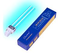 Glostars 9W G23 PL-S Lampe T-UV de Remplacement pour Ballast Inductif - Compatible avec Clarificateur de Bassin et Filtre UVC - Traitement Efficace contre Algues et Bactéries (1 Pièce)