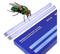 Glostars T8 F15W BL Tubes de Remplacement UV pour Insecticide Électrique, Tube Luminescent 45 cm Blacklight pour Piège à Moustiques/Mouches 30W - Lot de 2