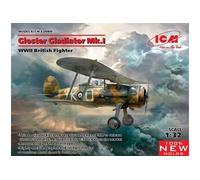 Gloster Gladiator Mk.i,wwii British Figh - 1.32e -