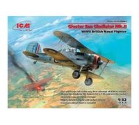 Gloster Sea Gladiator Mk.ii , Wwii British Naval Fighter - 1:32e - Icm G