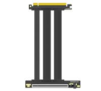 GLOTRENDS 250 mm PCIe 5.0 Câble Riser pour RTX5090, RTX4090, RX9070 et RX7900, compatible avec les GPU PCIe 5.0/4.0, angle droit à 90 degrés pour Montage Vertical du GPU.