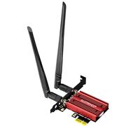 GLOTRENDS Carte WiFi 7 PCIe pour PC de Bureau, Intel BE200, Bluetooth 5.4 | Jusqu'à 5,8 Gbit/s, 320 MHz, 4K-QAM,Tri-bande 2,4/5/6 GHz,Pour Windows 11 24H2+, pas pour les cartes mères AMD