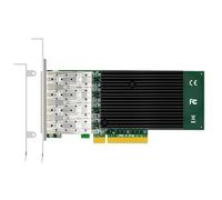 GLOTRENDS ST7219 Carte réseau 10Gb avec 4 Ports SFP+, contrôleur Intel X710-DA4, Interface PCIE 3.0 X8