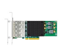GLOTRENDS ST7322 4 Ports 10Gb SFP+ Carte réseau(Ethernet PCIE NIC) avec contrôleur Broadcom BCM57840, Interface PCIe 3.0 X8