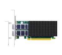 GLOTRENDS ST7338 Carte réseau Ethernet 2 Ports 100 GB QSFP28 avec contrôleur Mellanox ConnectX-5, Interface PCIe 3.0 X16, RDMA (RoCE), sans Infiniband