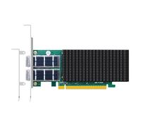 GLOTRENDS ST7339 2-Port Carte réseau 100Gb QSFP28 avec Chip Intel E810-CAM2 | PCIe 4.0 x16,compatibilité RDMA iWARP & RoCEv2,Full Storage & Virtualization Offload for AI Cloud HPC Telecom Data Center
