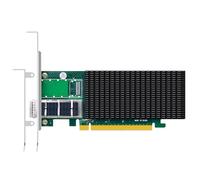 GLOTRENDS ST7340 Carte réseau 100Gb QSFP28 avec Chip Intel E810-CAM1 | PCIe 4.0 x16,compatibilité RDMA iWARP & RoCEv2, Full Storage & Virtualization Offload for AI Cloud HPC Telecom Data Center