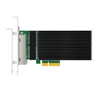 GLOTRENDS ST7419 Carte réseau Ethernet RJ45 2.5Gb 4 Ports avec contrôleur Intel 1226, Interface PCIE 3.0 X4, Compatible avec Windows 11/10/Windows Server/Linux/ESX/VMware ESXi