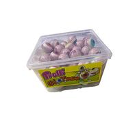 Glotzer Lot de 60 boîtes de sucre mousse Trolli Rubber Bonbon