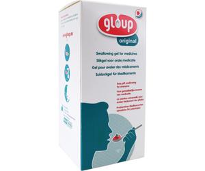 Gloup Original Gel Pour Avaler Les Médicaments Goût Fraise Et Banane Flacon Pompe 500ml