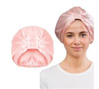Glov Bonnet de Nuit en Soie pour Cheveux Nuit Femme-bonnet Soie Protection Frizz Confort Universel Idéal pour Cheveux Bouclés et Frisés