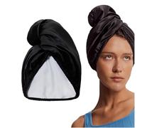 GLOV Bonnet Serviette Microfibre Cheveux Bouclés Satin Femme Séchage