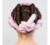 Glov Coolcurl Spider Boucleur Sans Chaleur pour Cheveux Courts Créez des Boucles Confortables et Durables Couleur Rose Élégante 4 Rouleaux en Mousse À Mémoire pour Un Coiffage Facile et Rapide