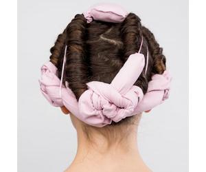 Glov Coolcurl Spider Boucleur Sans Chaleur pour Cheveux Courts Créez des Boucles Confortables et Durables Couleur Rose Élégante 4 Rouleaux en Mousse À Mémoire pour Un Coiffage Facile et Rapide