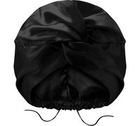 GLOV Double Layer Satin Bonnet turban en satin Black 1 pcs