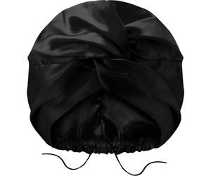 GLOV Double Layer Satin Bonnet turban en satin Black 1 pcs