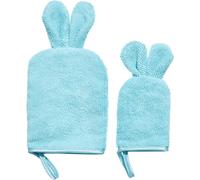 GLOV Nettoyage-du-visage Gant-de-demaquillage-et-de-nettoyageKidsKids Face & Body Wash Gloves Blue 1 Stk.