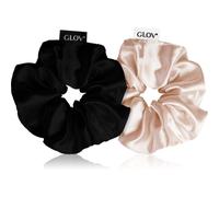 GLOV Scrunchies M élastiques à cheveux Sparkling Wine/Black 2 pcs