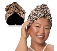 Glov Serviette Cheveux Double Absorbante Microfibre Satin Protection Frizz Casse Démêlage Élégance Pratique Voyage Soin Capillaire Santé Beauté Accessoire Coiffure