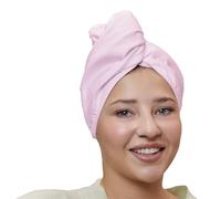 GLOV Serviette Cheveux Microfibres Séchage Rapide Turban Microfibre Bouclés